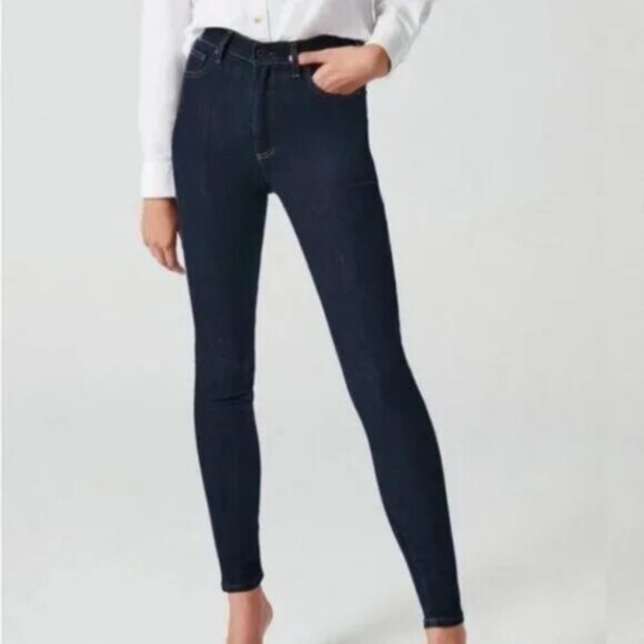 Denim Forum The Lola High Rise Skinny Jeans Size 26 (Fits 26x30) - Picture 2 of 11